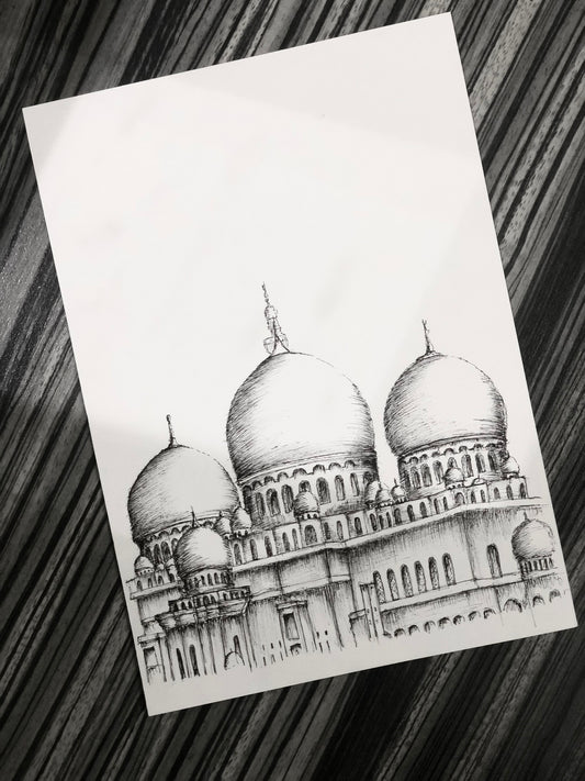 Sheikh Zayed Mosque original drawing