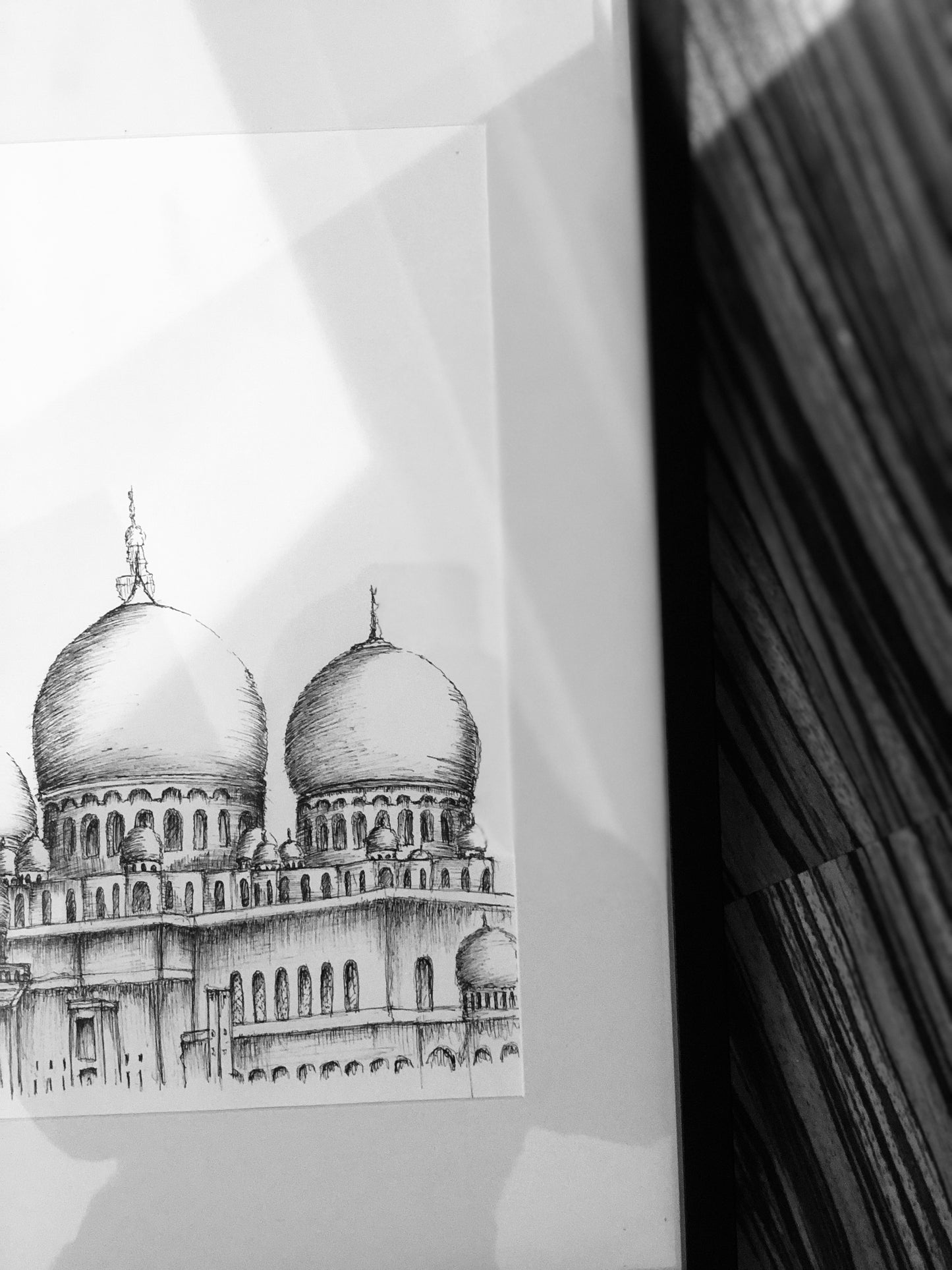 Sheikh Zayed Mosque original drawing