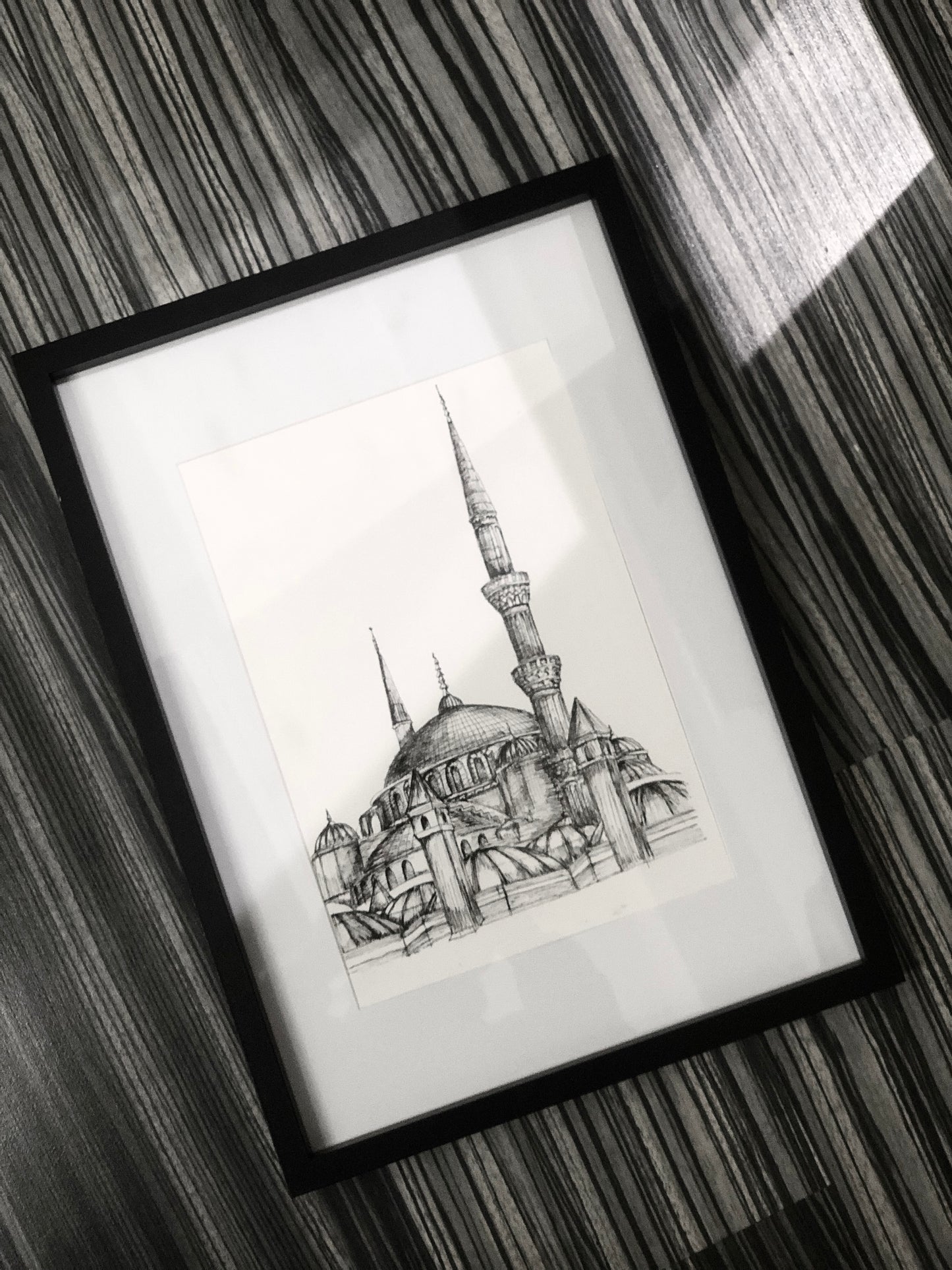 Blue Mosque original drawing