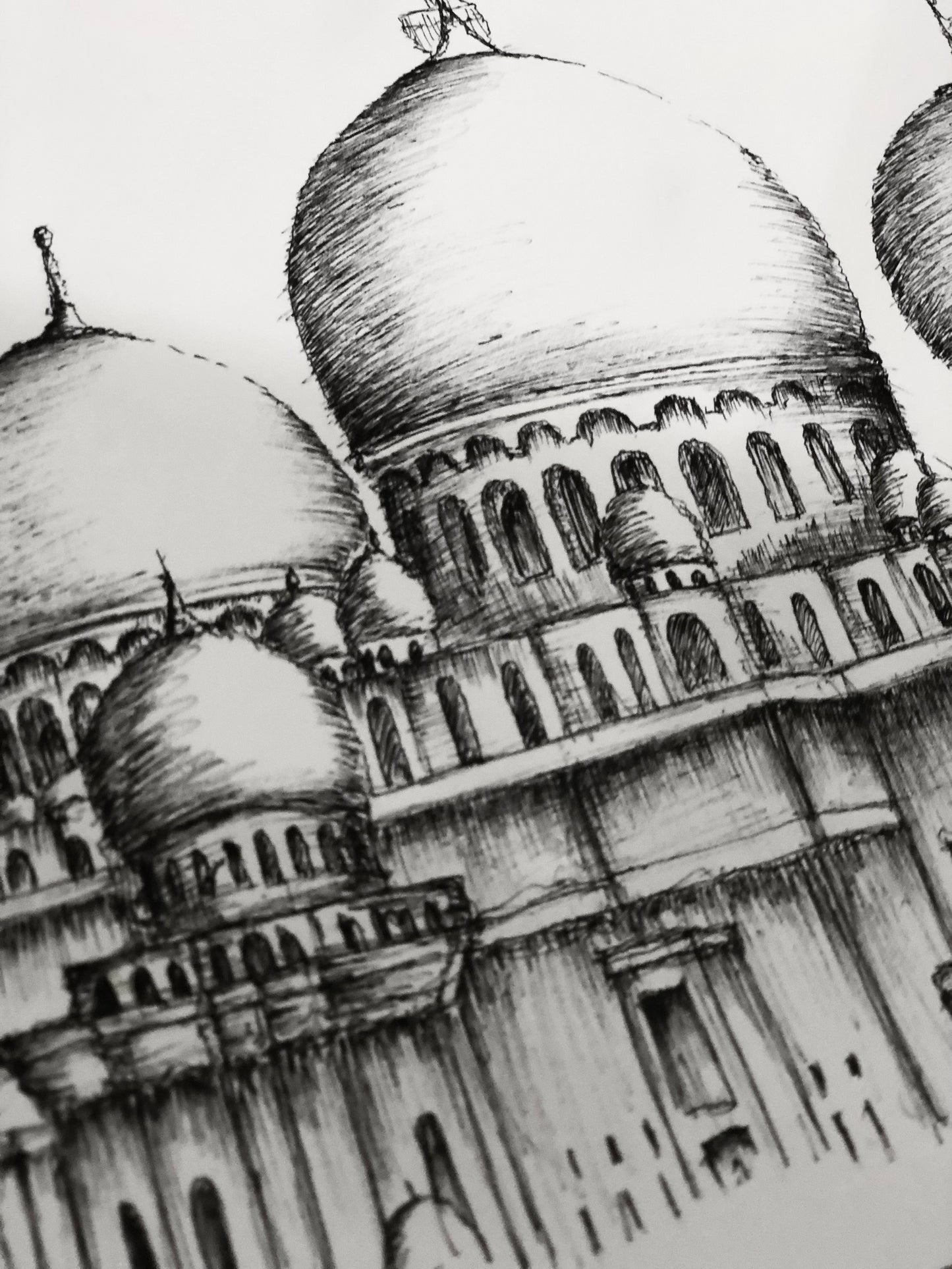 Sheikh Zayed Mosque original drawing