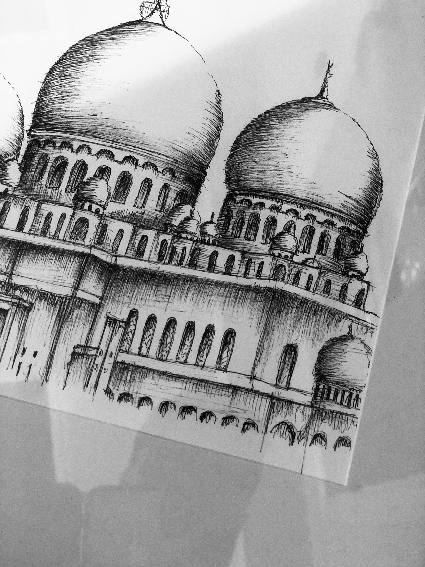 Sheikh Zayed Mosque original drawing