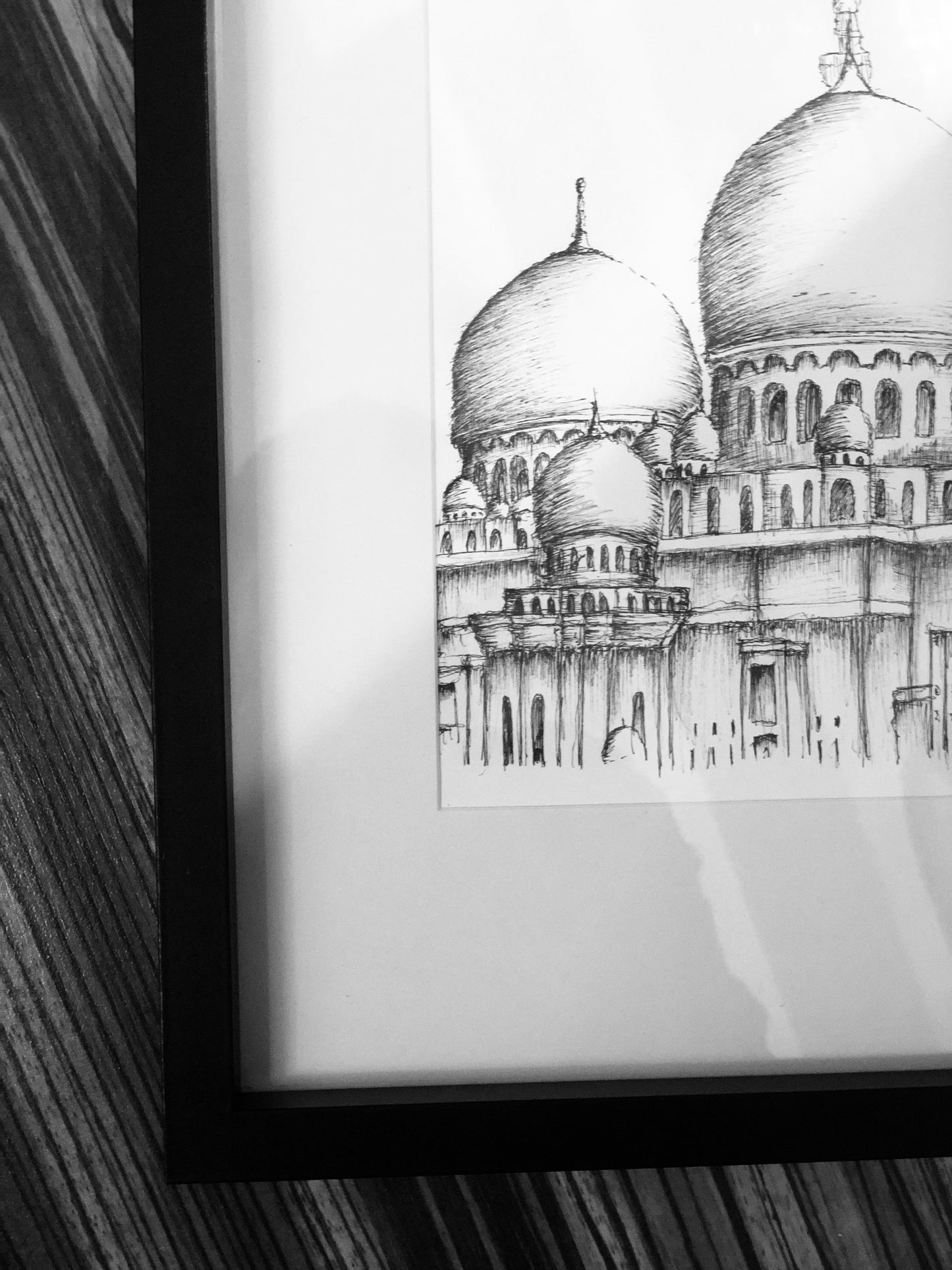 Sheikh Zayed Mosque original drawing