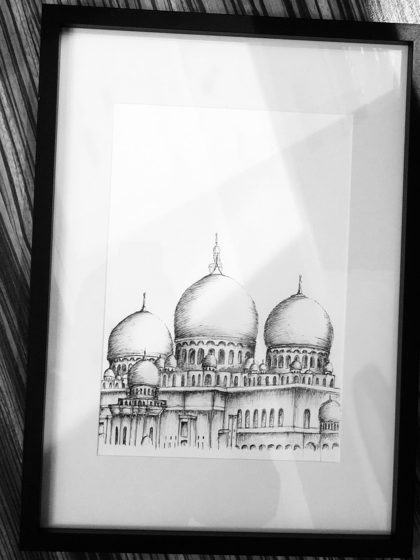 Sheikh Zayed Mosque original drawing