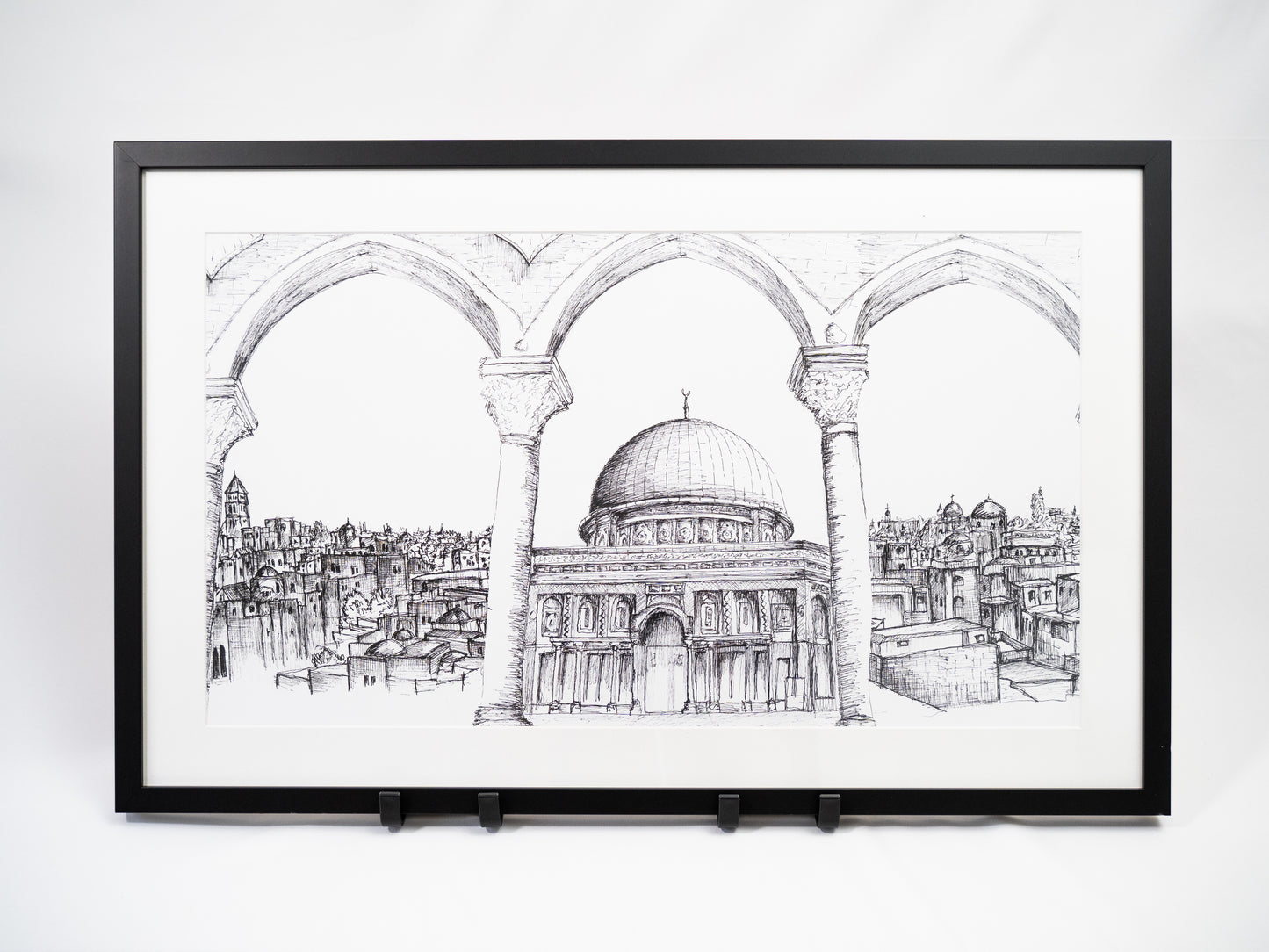 Dome of the rock and the old city of Jerusalem