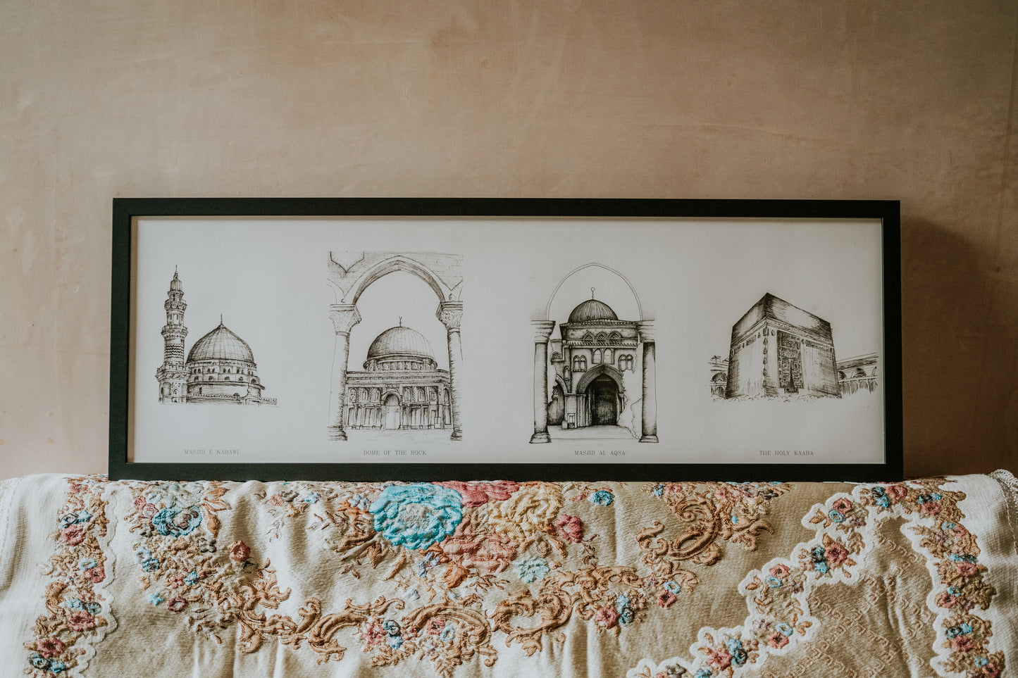 Four mosque drawing